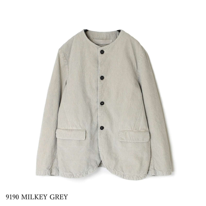 Go slowly | 9WALE CORDUROY MEN'S SIDE VENTS NO COLLAR JACKET