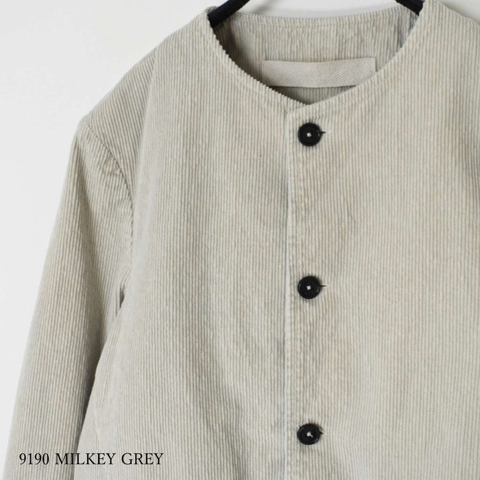 Go slowly | 9WALE CORDUROY MEN'S SIDE VENTS NO COLLAR JACKET