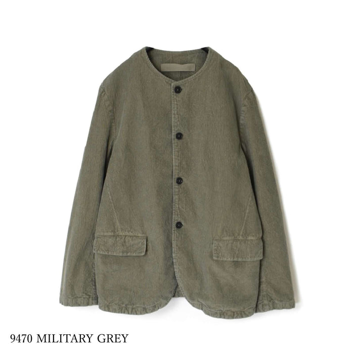 Go slowly | 9WALE CORDUROY MEN'S SIDE VENTS NO COLLAR JACKET