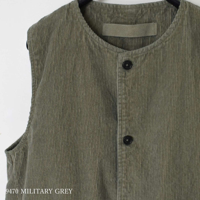 Go slowly | 9WALE CORDUROY VEST