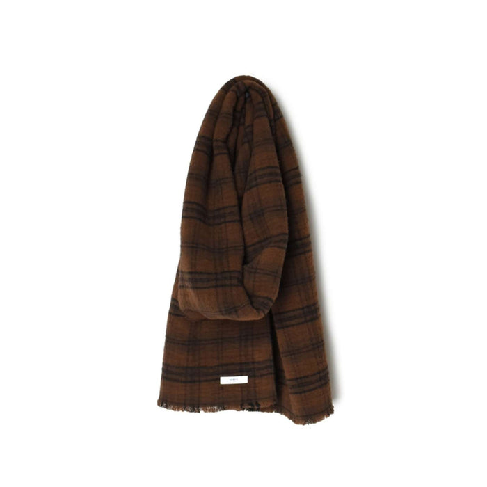 POOR | COTTON FLANNEL DOUBLE FACE SCARF 35×185cm