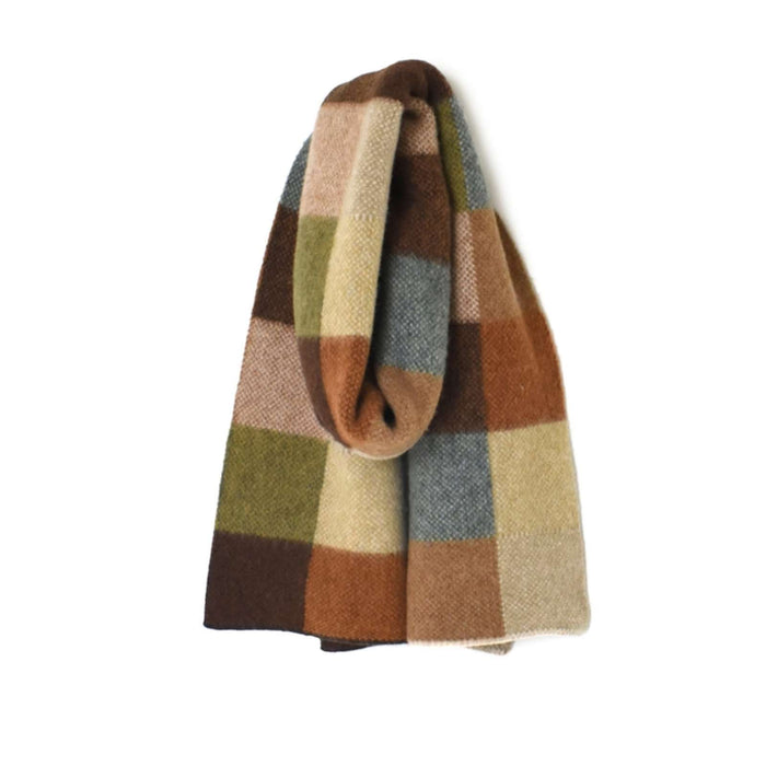 GLEN GORDON | LAMBSWOOL BRUSHED JACQUARD SCARF 30×180cm