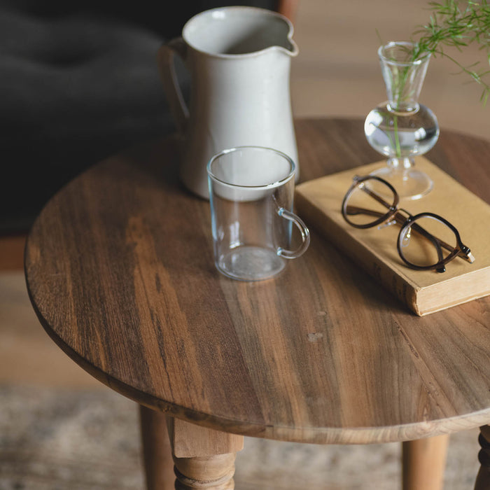 Coal side table