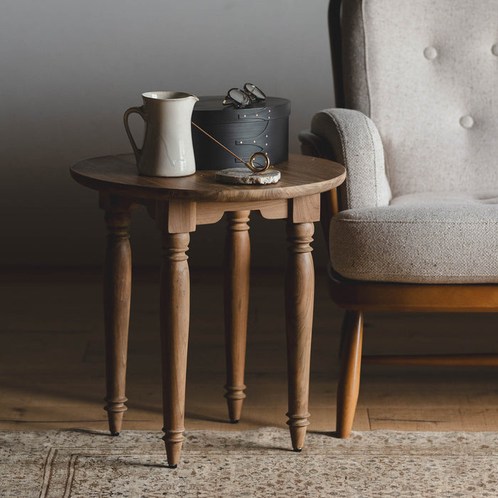 Coal side table