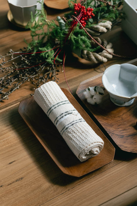 キッチンタオル2枚組 ワッフル 35×50