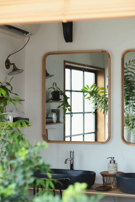 Oak frame ミラー Square S