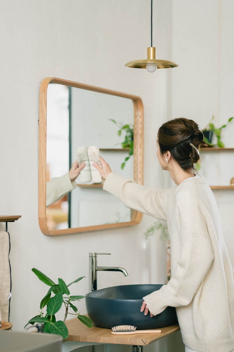 Oak frame Square S mirror