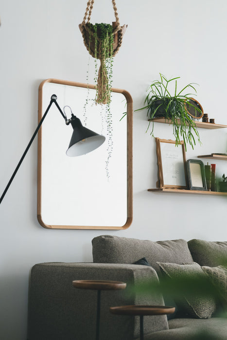 Oak frame Square S mirror