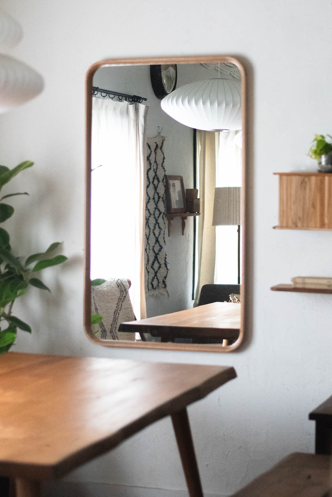 Oak frame ミラー Square L — ANTRY USE ONLY GENUINE