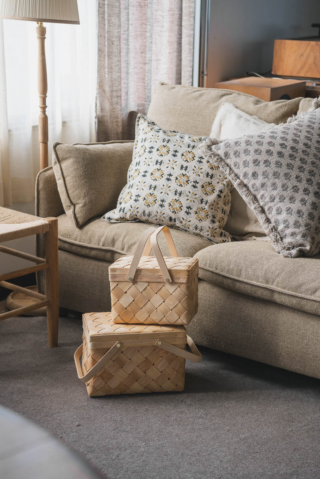 【希少】椰子の木のある風景文 オールドノリタケ / ソルト&ペッパー セット ノリタケ オールドノリタケ デコレディー アールデコ ソルト