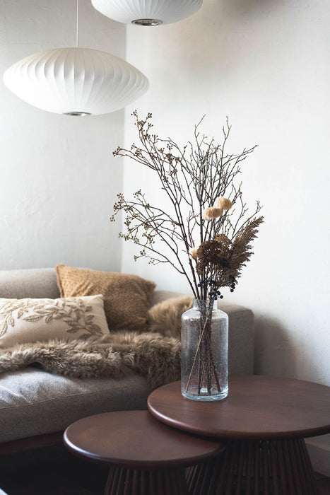 バーチブランチ 100cm ブラウン/ホワイト 2本セット