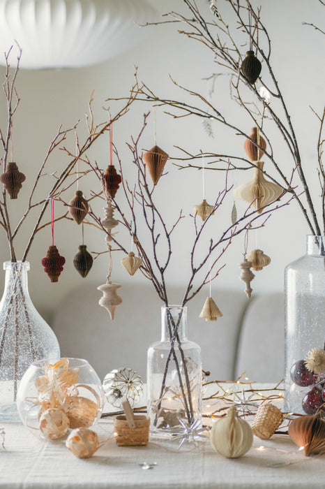 バーチブランチ 54cm ブラウン/ホワイト 3本セット