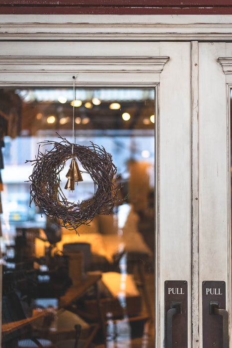 バーチツイッグリース φ23cm ブラウン/ホワイト