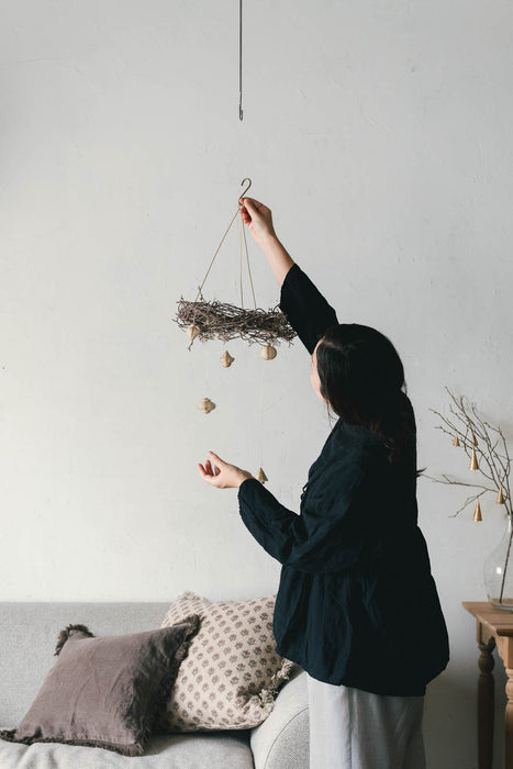 オーナメントが飾れるBRASSのデコレートフック