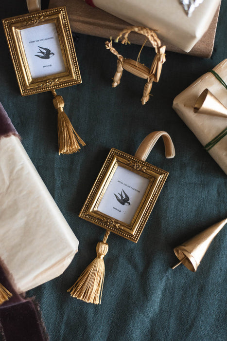 Resin hanging mini frame Square | ミニフレームオーナメント 3個セット