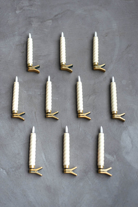 GLIM twist clip candles | リモコン付きキャンドルライト 10個入り