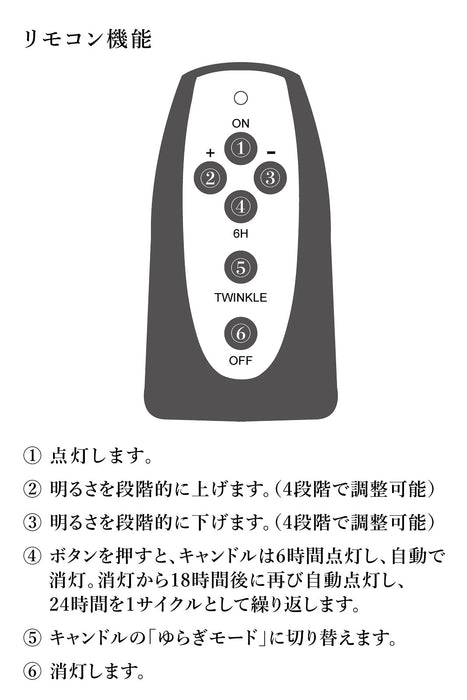 GLIM twist clip candles | リモコン付きキャンドルライト 10個入り