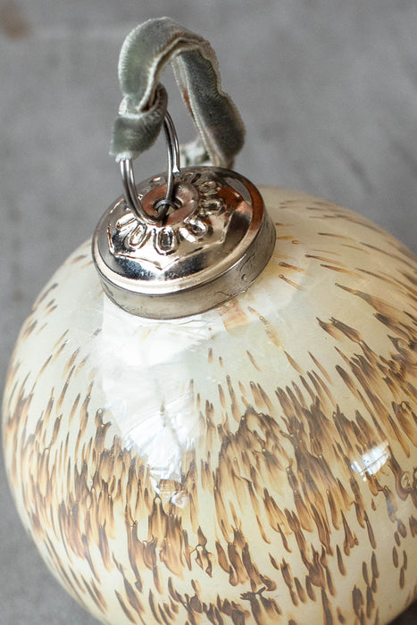 No.62 Marble 8cm | ガラスオーナメント 6個セット