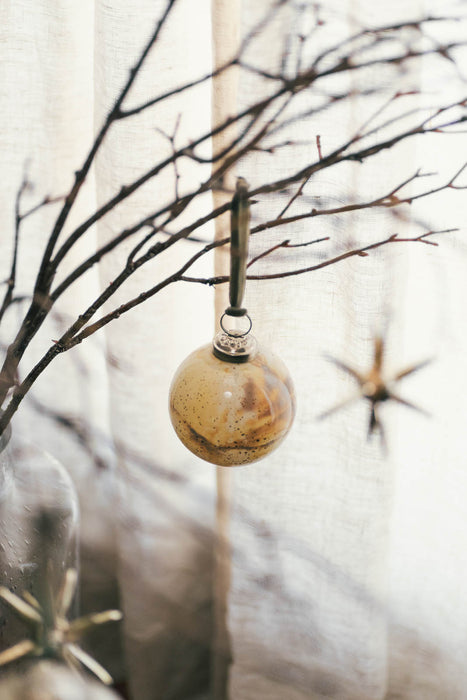 No.62 Marble 8cm | ガラスオーナメント 6個セット