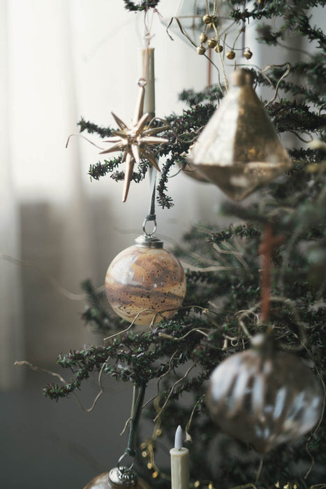 No.62 Marble 8cm | ガラスオーナメント 6個セット