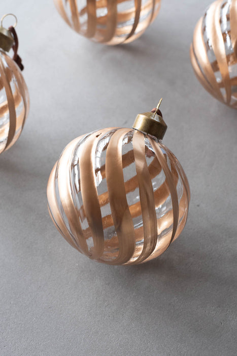 No.63 Neri 8cm | ガラスオーナメント 4個セット