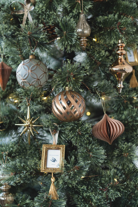 PAPIER winter sand H8-10cm | ペーパーオーナメント 6個入り