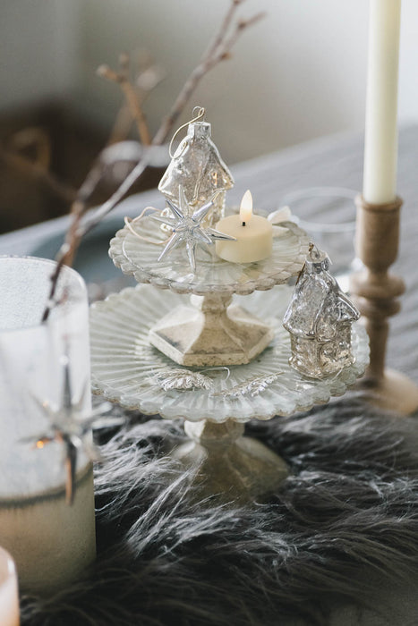 ガラスオーナメント シュークリーム                 新品未使用‼️ アンティーク薄ガラスのオーナメントbaby gx-550の通販