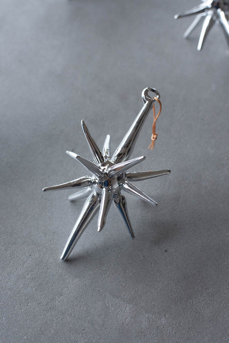 No.74 Starra Silver | ガラスオーナメント 4個入り