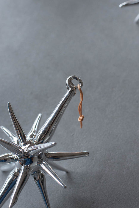 No.74 Starra Silver | ガラスオーナメント 4個入り