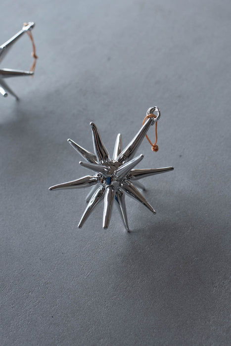No.74 Starra Silver | ガラスオーナメント 4個入り
