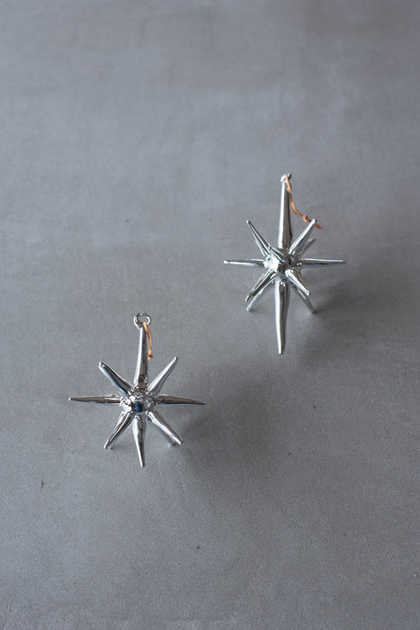 No.74 Starra Silver | ガラスオーナメント 4個入り