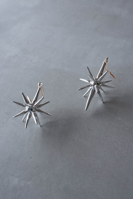 No.74 Starra Silver | ガラスオーナメント 4個入り