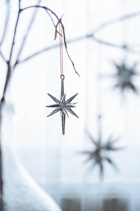 No.74 Starra Silver | ガラスオーナメント 4個入り