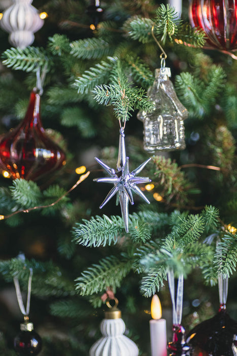 No.74 Starra Silver | ガラスオーナメント 4個入り