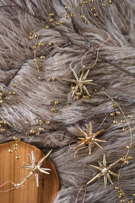 No.75 Starra Gold | ガラスオーナメント 4個入り