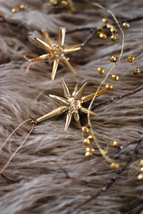 No.75 Starra Gold | ガラスオーナメント 4個入り