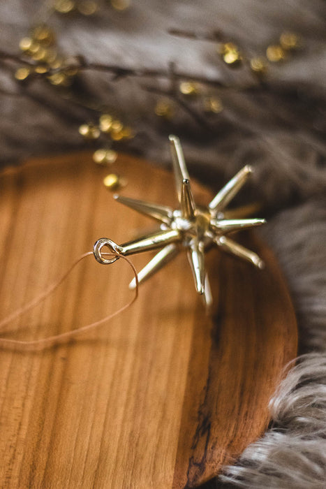 No.75 Starra Gold | ガラスオーナメント 4個入り