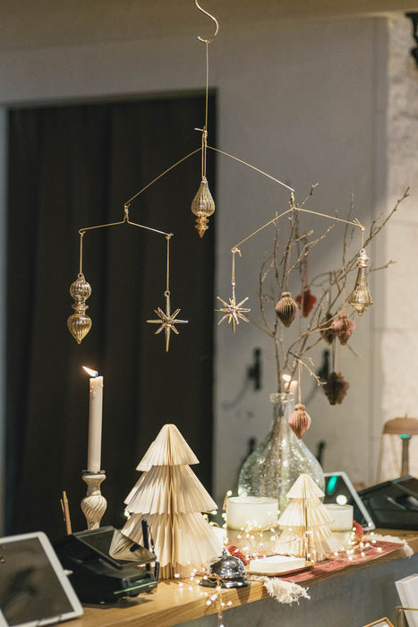 No.75 Starra Gold | ガラスオーナメント 4個入り