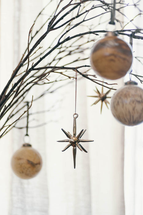 No.75 Starra Gold | ガラスオーナメント 4個入り