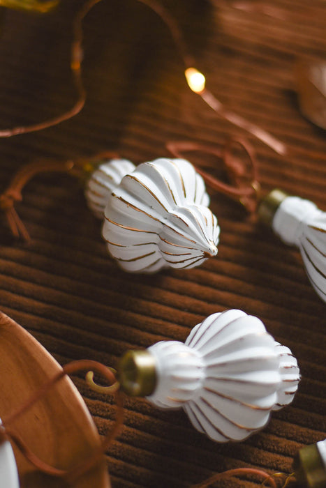 No.76 Arabica Middy Gold | ガラスオーナメント 4個入り