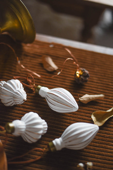 No.76 Arabica Middy Gold | ガラスオーナメント 4個入り