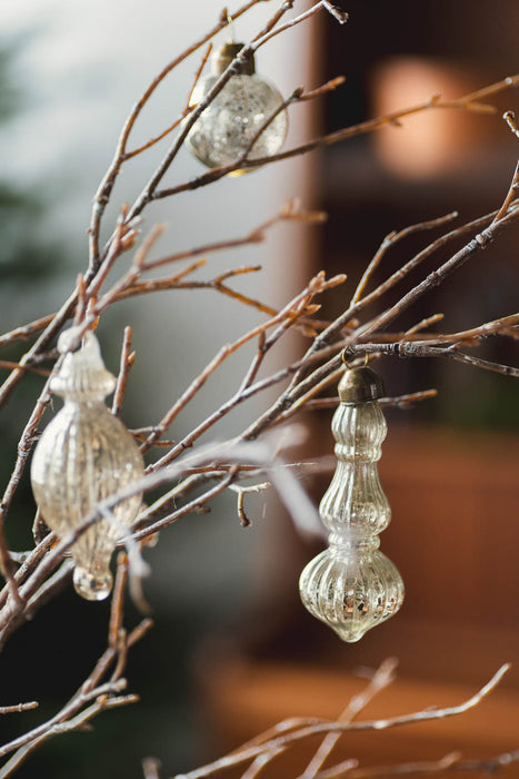 No.77 Silver Assort | ガラスオーナメント 17個セット