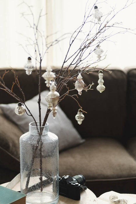 No.77 Silver Assort | ガラスオーナメント 17個セット