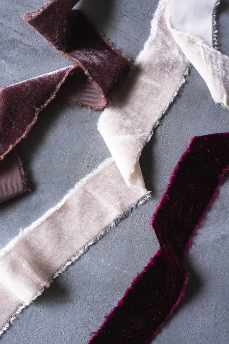 ベルベットフリンジリボン