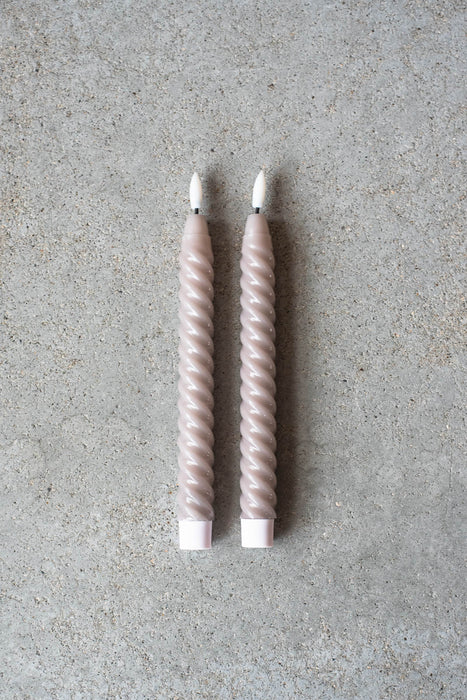 GLIM Twist Classic | LEDテーパーキャンドル 25cm