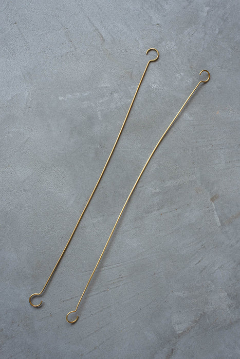 オーナメントが飾れるBRASSのデコレートフック