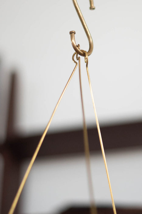 オーナメントが飾れるBRASSのデコレートフック