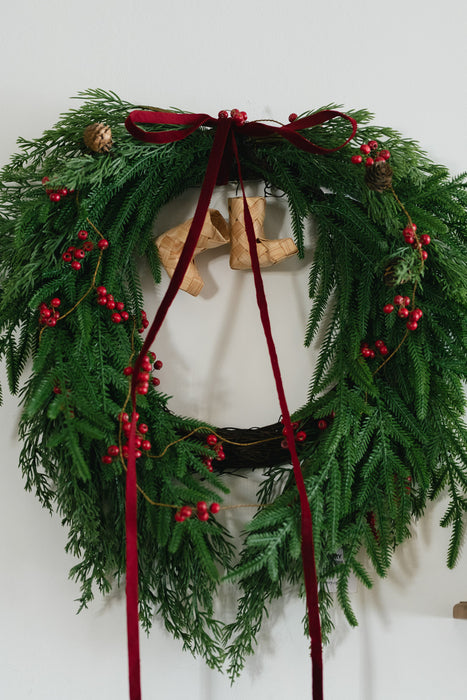Fir Wreath | Faux Green Wreath 