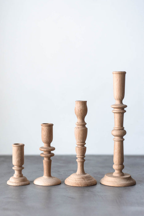 Memor candle-stand | 木製キャンドルスタンド（4サイズセット）