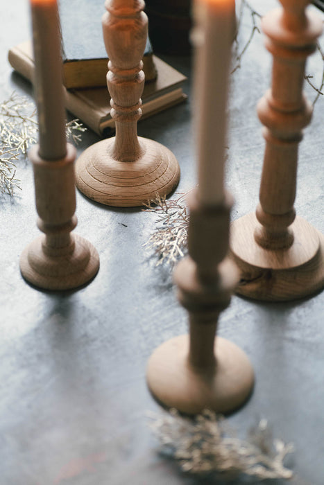 Memor candle-stand | 木製キャンドルスタンド（4サイズセット）
